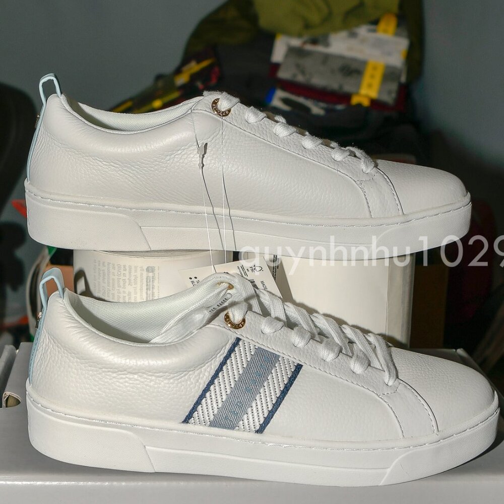 Ted Baker Women's Leather Sneaker Shoes - Picture 3 of 7